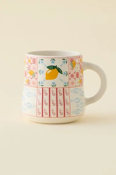 Urban Outfitters Gracie Graphic Ceramic Mug In Porto At
