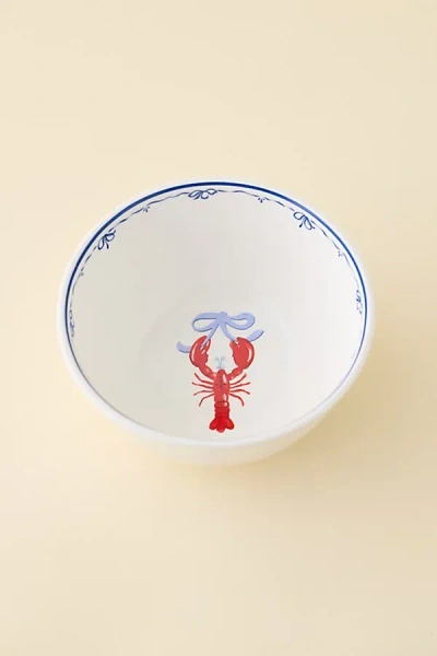 Urban Outfitters Graphic Printed Ceramic Cereal Bowl In Hamptons At  In Multi