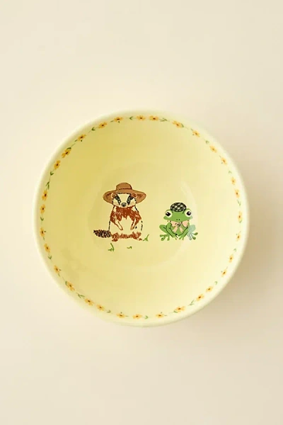 Urban Outfitters Graphic Printed Ceramic Cereal Bowl In Party Animals At  In Multi