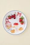 Urban Outfitters Graphic Printed Ceramic Dinner Plate In Hamptons At  In Multi