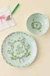 Urban Outfitters Graphic Printed Ceramic Dinner Plate In Sport Toile At