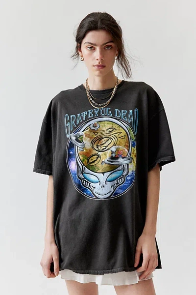 Urban Outfitters Grateful Dead Space T-shirt Dress In Black, Women's At