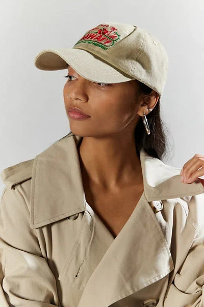 Urban Outfitters Greetings From Hawaii Dad Baseball Hat In Washed Khaki, Women's At  In Neutral