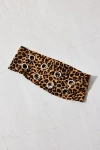 Urban Outfitters Grommet Soft And Stretchy Wide Headband In Leopard, Women's At