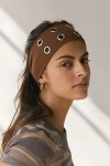 Urban Outfitters Grommet Soft And Stretchy Wide Headband In Mocha Mousse, Women's At