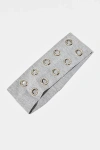 Urban Outfitters Grommet Soft And Stretchy Wide Headband In Grey, Women's At