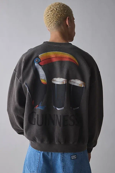 Urban Outfitters Guinness Toucan Graphic Crew Neck Sweatshirt In Brown, Men's At