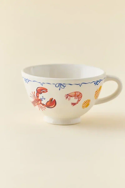Urban Outfitters Hamptons Ceramic Teacup In Lobster At