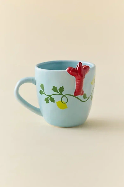 Urban Outfitters Hanging Lobster Ceramic Mug In Lobster At