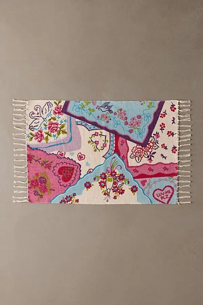 Urban Outfitters Hankie Patterned Screen Printed Rug At  In Multi