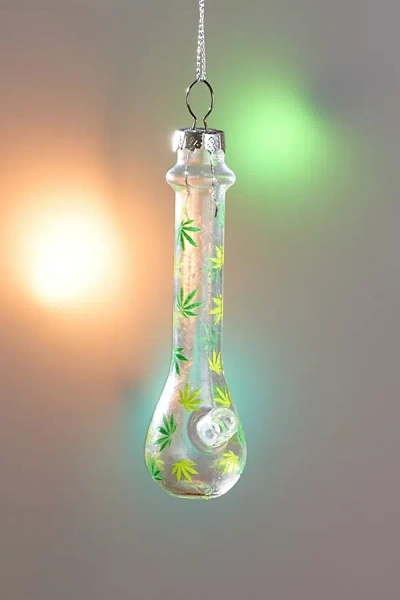 Urban Outfitters Happy Leaf Vase Glass Ornament In Assorted At  In Transparent