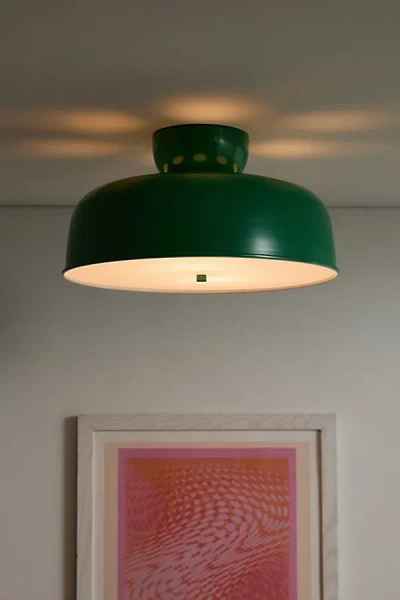 Urban Outfitters Harper Flush Mount Light In Green At  In Multi