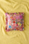Urban Outfitters Harper Patterned Ruffle Throw Pillow In Purple At  In Pink