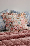 Urban Outfitters Harper Ruffle Throw Pillow In Mariana Tiles At  In Pink