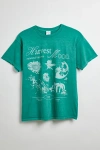URBAN OUTFITTERS HARVEST THE MOON GRAPHIC TEE JACKET IN GREEN, MEN'S AT URBAN OUTFITTERS