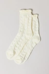 Urban Outfitters Heart Applique Crew Sock In Ivory, Women's At  In White