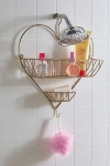 Urban Outfitters Heart Shower Caddy In Gold At  In Gold