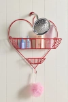 Urban Outfitters Heart Shower Caddy In Red At