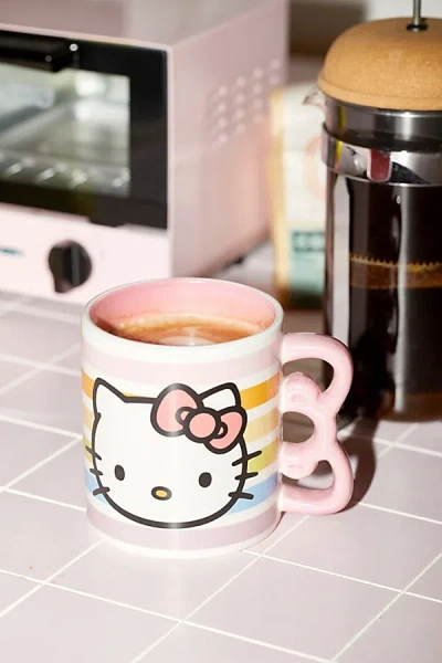Urban Outfitters Hello Kitty Bow Handle Mug At  In Pink