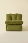 Urban Outfitters Hendrix Oversized Plush Upholstered Lounge Chair In Olive At
