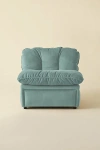 Urban Outfitters Hendrix Oversized Plush Upholstered Lounge Chair In Sky At