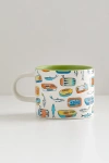 Urban Outfitters Hidden Icon Mug In Sardine At  In Green