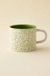 Urban Outfitters Hidden Icon Peekaboo Ceramic Mug In Goose Green At