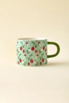 Urban Outfitters Hidden Icon Peekaboo Ceramic Mug In Strawberry Chick At  In Green