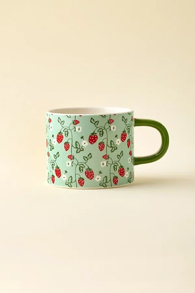 Urban Outfitters Hidden Icon Peekaboo Ceramic Mug In Strawberry Chick At