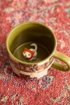 Urban Outfitters Hidden Icon Peekaboo Mug In Bonnet Cat At