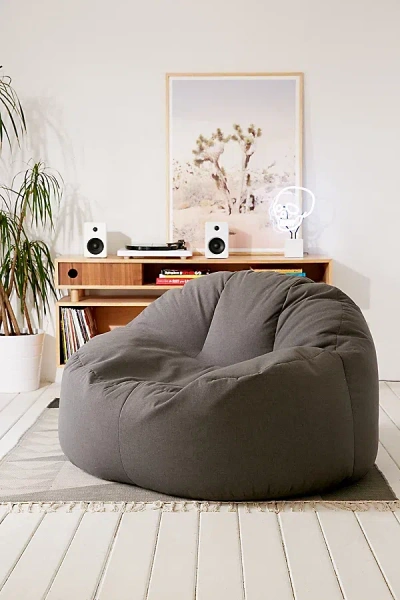Urban Outfitters Holden Bean Bag Lounge Chair In Dark Grey At