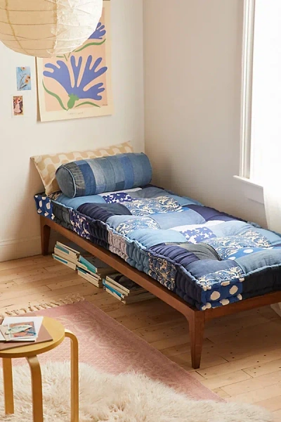 Urban Outfitters Hopper Slatted Wood Daybed In Walnut At  In Brown
