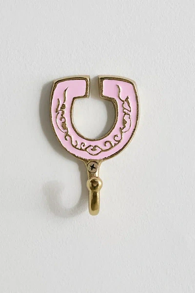 Urban Outfitters Horseshoe Western Metal Wall Hook In Pink At  In Neutral
