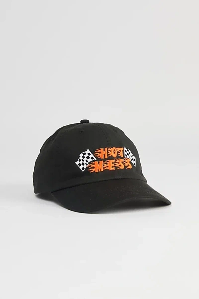 Urban Outfitters Hot Mess Racing Hat In Black, Men's At
