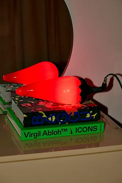 Urban Outfitters Hot Pepper Table Lamp In Red At