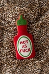 Urban Outfitters Hot Sauce Bottle Shaped Tufted Throw Pillow In Red At  In Multi