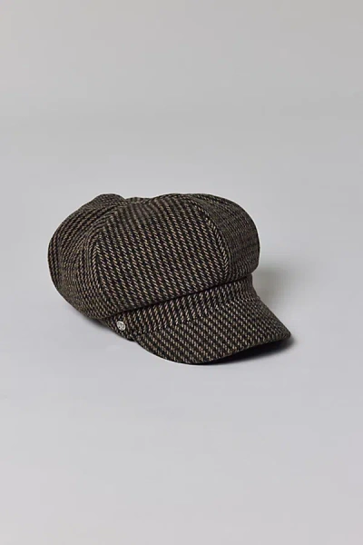 Urban Outfitters Houndstooth Newsboy Hat In Neutral Pattern, Women's At