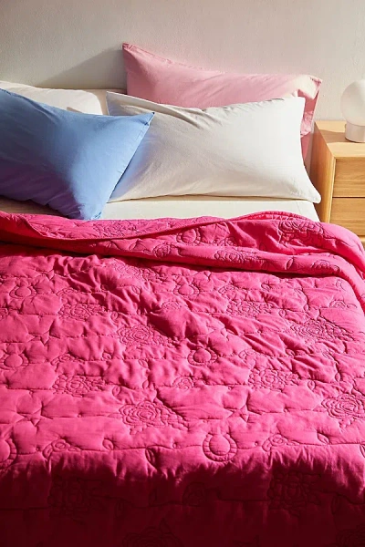Urban Outfitters Howdy Quilt In Pink At