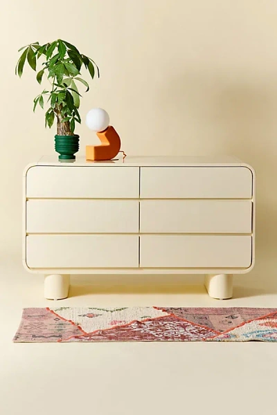 Urban Outfitters Huron 6-drawer Dresser In White At