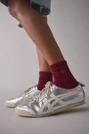 Urban Outfitters Icon Embroidered Quarter Crew Sock In Red/happy Face, Women's At