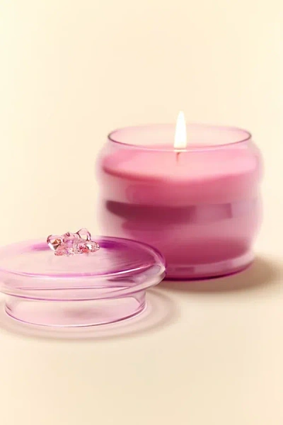 Urban Outfitters Icon Glass 9 oz Scented Candle In Bow At