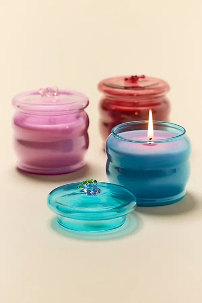 Urban Outfitters Icon Glass 9 oz Scented Candle In Grape Rose At