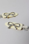 Urban Outfitters Icon No Crease Hair Clip Set In White/silver, Women's At  In Green