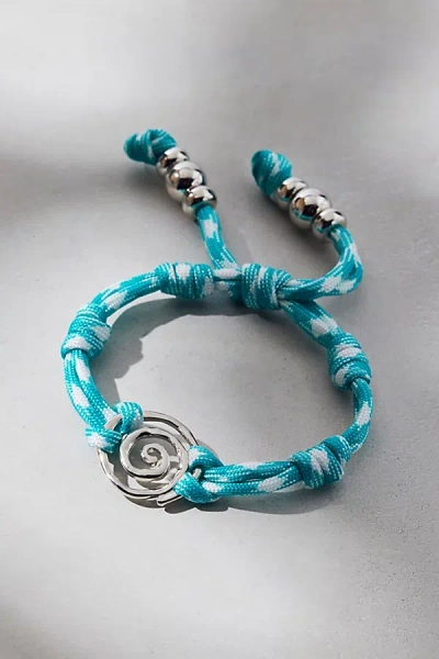 Urban Outfitters Icon Paracord Woven Bracelet In Blue, Women's At