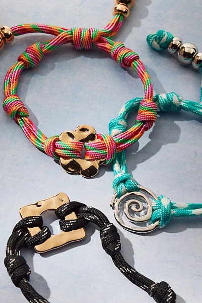 Urban Outfitters Icon Paracord Woven Bracelet In Pink, Women's At  In Multi