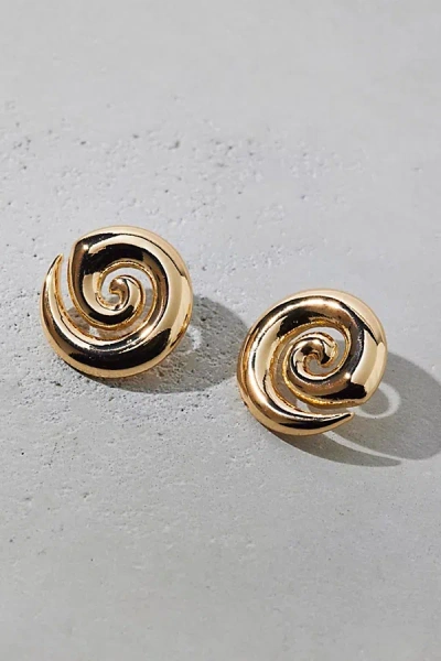 Urban Outfitters In A Dream Swirl Post Earring In Gold, Women's At