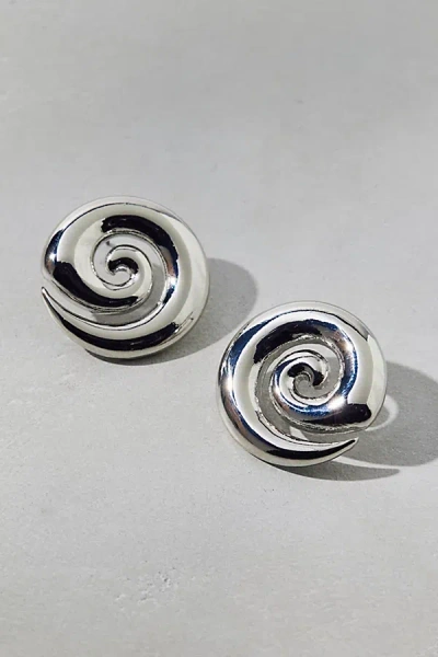 Urban Outfitters In A Dream Swirl Post Earring In Silver, Women's At
