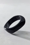 Urban Outfitters Iris Acrylic Chunky Bangle Bracelet In Black, Women's At