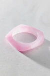 Urban Outfitters Iris Acrylic Chunky Bangle Bracelet In Pink, Women's At