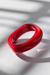 Urban Outfitters Iris Acrylic Chunky Bangle Bracelet In Red, Women's At  In Red